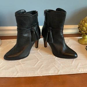 COACH Black Leather Jessie Boots sz 10